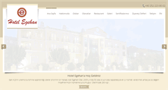 Desktop Screenshot of egehanotel.net