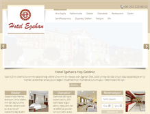 Tablet Screenshot of egehanotel.net